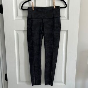 Black Camouflage Leggings